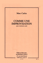 COMME UNE IMPROVISATION