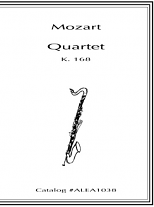 QUARTET K168 (score & parts)