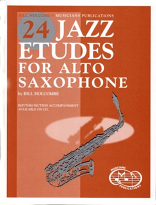 24 JAZZ ETUDES for Alto Saxophone + CD