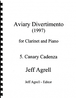 AVIARY DIVERTIMENTO No.5: Canary Cadenza