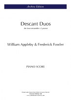 DESCANT DUOS Piano Accompaniment