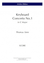 KEYBOARD CONCERTO No.1 in C major (score)