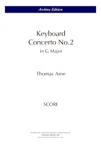 KEYBOARD CONCERTO No.2 in G major (score)