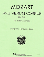 AVE VERUM CORPUS (score & parts)