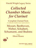 COLLECTED CHAMBER MUSIC Complete Clarinet Parts