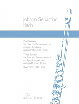 THREE SONATAS BWV1033, 1031, 1020