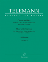 QUARTET in G major TWV 43:G2 (score & parts)