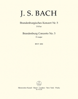 BRANDENBERG CONCERTO No.5 in D major BWV1050 Solo Violin