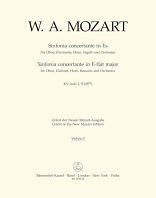 SINFONIA CONCERTANTE in Eb major KV Anh. I (297b) Violin 1 part