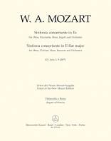 SINFONIA CONCERTANTE in Eb major KV Anh. I (297b) Cello/Bass part