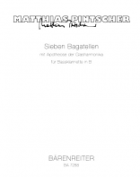 SEVEN BAGATELLES with Apotheosis of the Glass Harmonica