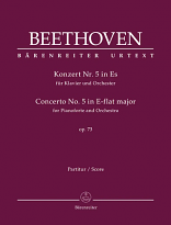 PIANO CONCERTO No.5 Full Score (paperback)