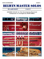 BELWIN MASTER SOLOS Volume 1 Easy