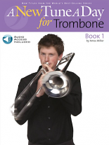 A NEW TUNE A DAY FOR TROMBONE Book 1 + Online Audio (bass clef)