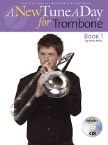 A NEW TUNE A DAY FOR TROMBONE Book 1 + online Audio (bass clef)