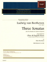 THREE SONATAS (playing score)