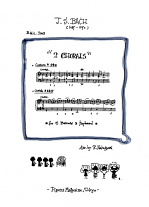 TWO CHORALS from Cantatas 146 and 147 score & parts