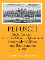 SIX CONCERTI Op.8 No.1 in F major (score & parts)