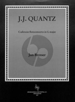 CADENZAS to Quantz Flute Concerto in G