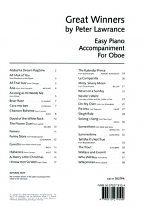 GREAT WINNERS Easy Piano Accompaniment for Oboe