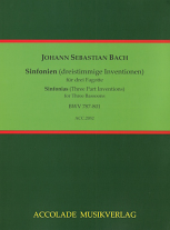 SINFONIAS BWV 787-801 (score & parts)