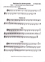 REAL TUNES FOR CLARINET PRACTICE Book 1