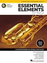 ESSENTIAL ELEMENTS for Band -  Baritone Sax Book 1 + Online Resources