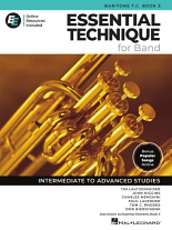 ESSENTIAL TECHNIQUE for Band -  Baritone TC Book 3 + Online Resources