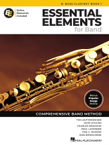 ESSENTIAL ELEMENTS for Band -  Bass Clarinet Book 1 + Online Resources