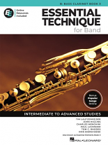 ESSENTIAL TECHNIQUE for Band -  Bass Clarinet Book 3 + Online Resources