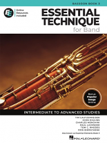 ESSENTIAL TECHNIQUE for Band -  Bassoon Book 3 + Online Resources