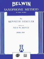 BELWIN SAXOPHONE METHOD Volume 1