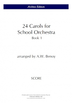 24 CAROLS For School Orchestra Book 1 (Score)