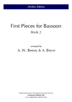 FIRST PIECES FOR BASSOON Book 2