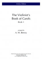 VIOLINISTS' BOOK OF CAROLS Book 1 (Score for Ensemble version)