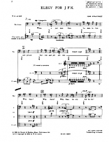 ELEGY FOR J.F.K. baritone part