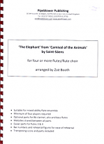 THE ELEPHANT from 'The Carnival of the Animals' score & parts