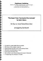 THE SWAN from 'The Carnival of the Animals' (score & parts)