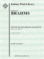 FOUR HUNGARIAN DANCES (score & parts)