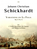 VARIATIONS on La Folia Op.6 No.6