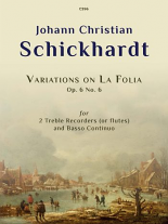 VARIATIONS on La Folia Op.6 No.6