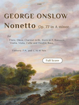 NONETTO in A minor Op.77 (score)