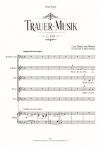TRAUER-MUSIK (vocal score)