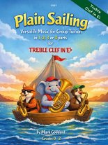 PLAIN SAILING Treble Clef in Eb Book