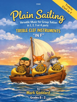 PLAIN SAILING Treble Clef in F Book
