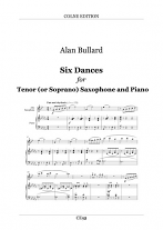 SIX DANCES for Tenor or Soprano Sax and Piano