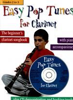 EASY POP TUNES FOR CLARINET + CD