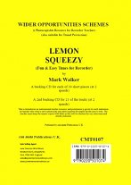 LEMON SQUEEZY Recorder Book + CDs 1 & 2