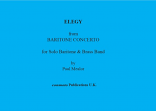ELEGY from Baritone Concerto (score & parts)