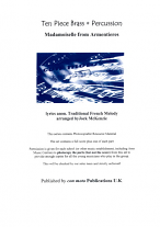 MADEMOISELLE OF ARMENTIERS (score & parts)